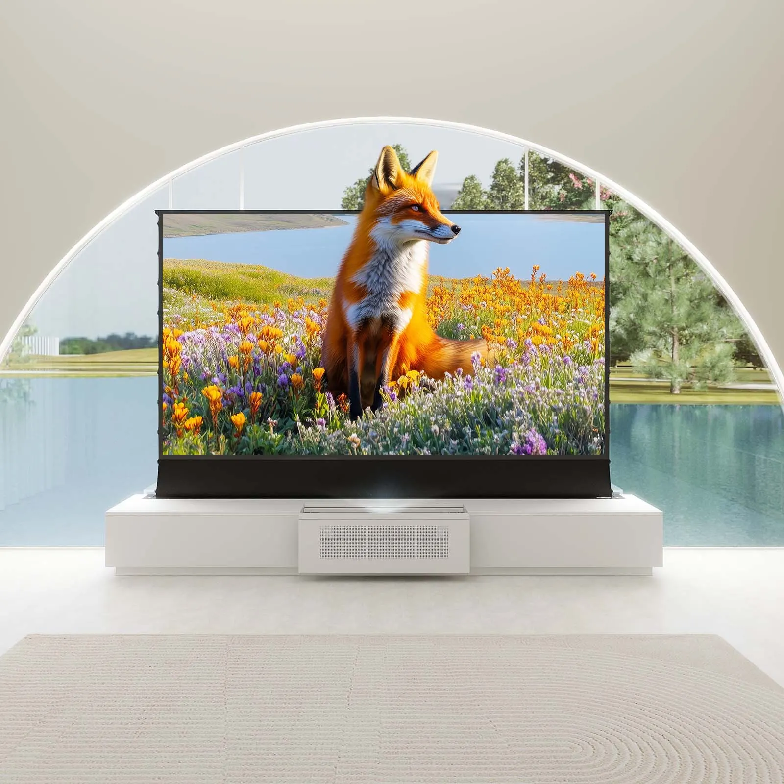 Barcelona Mark III Motorized Laser TV Cabinet by VIVIDSTORM — view 9 of 9