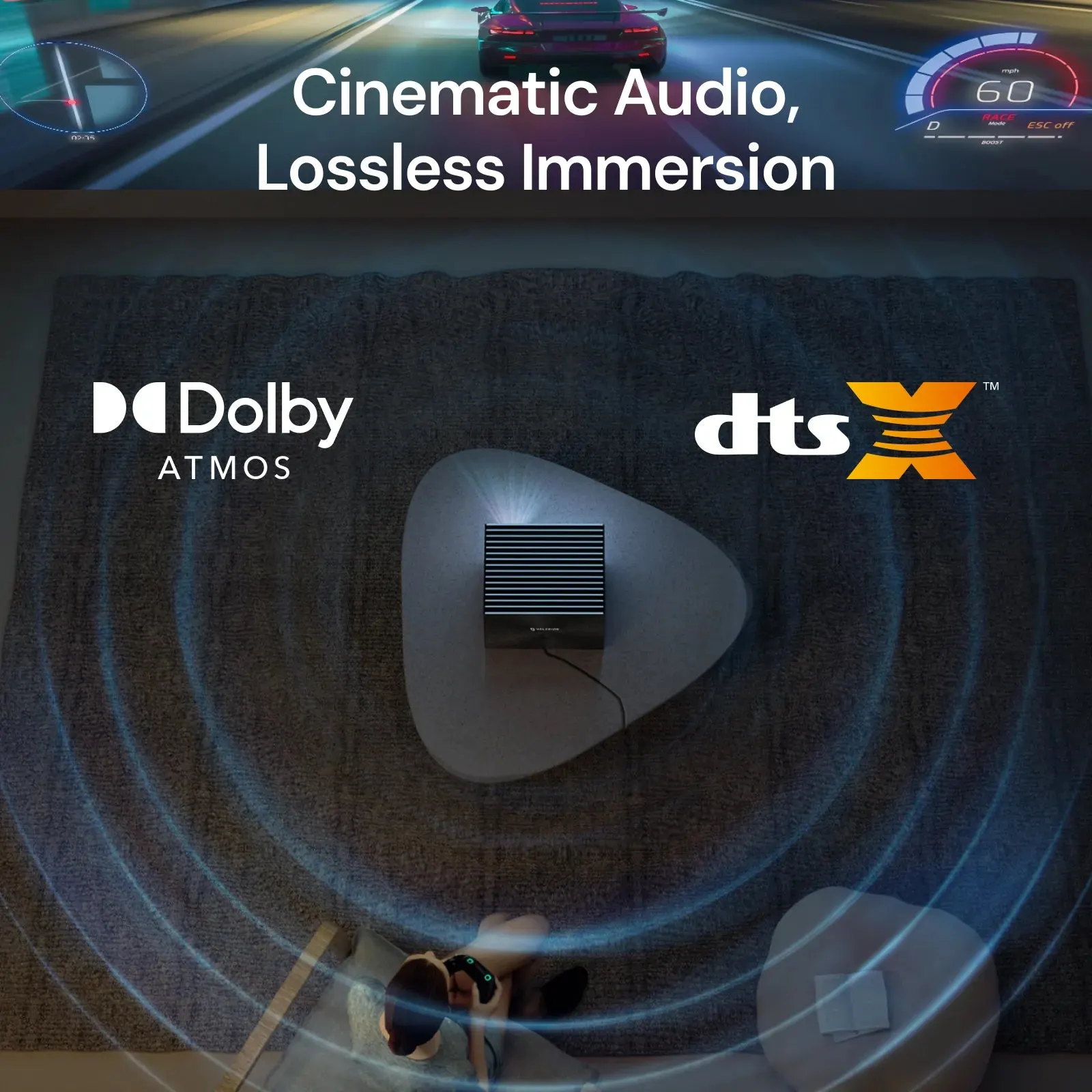Valerion StreamMaster Plus 2 4K RGB Triple Laser Projector by Valerion — view 7 of 9