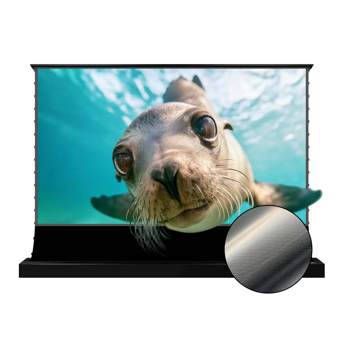 S PRO Motorized Floor-Rising UST ALR Projector Screen by VIVIDSTORM — view 2 of 10