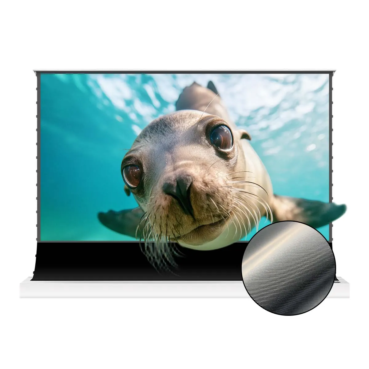 S PRO Motorized Floor-Rising UST ALR Projector Screen by VIVIDSTORM — view 3 of 10